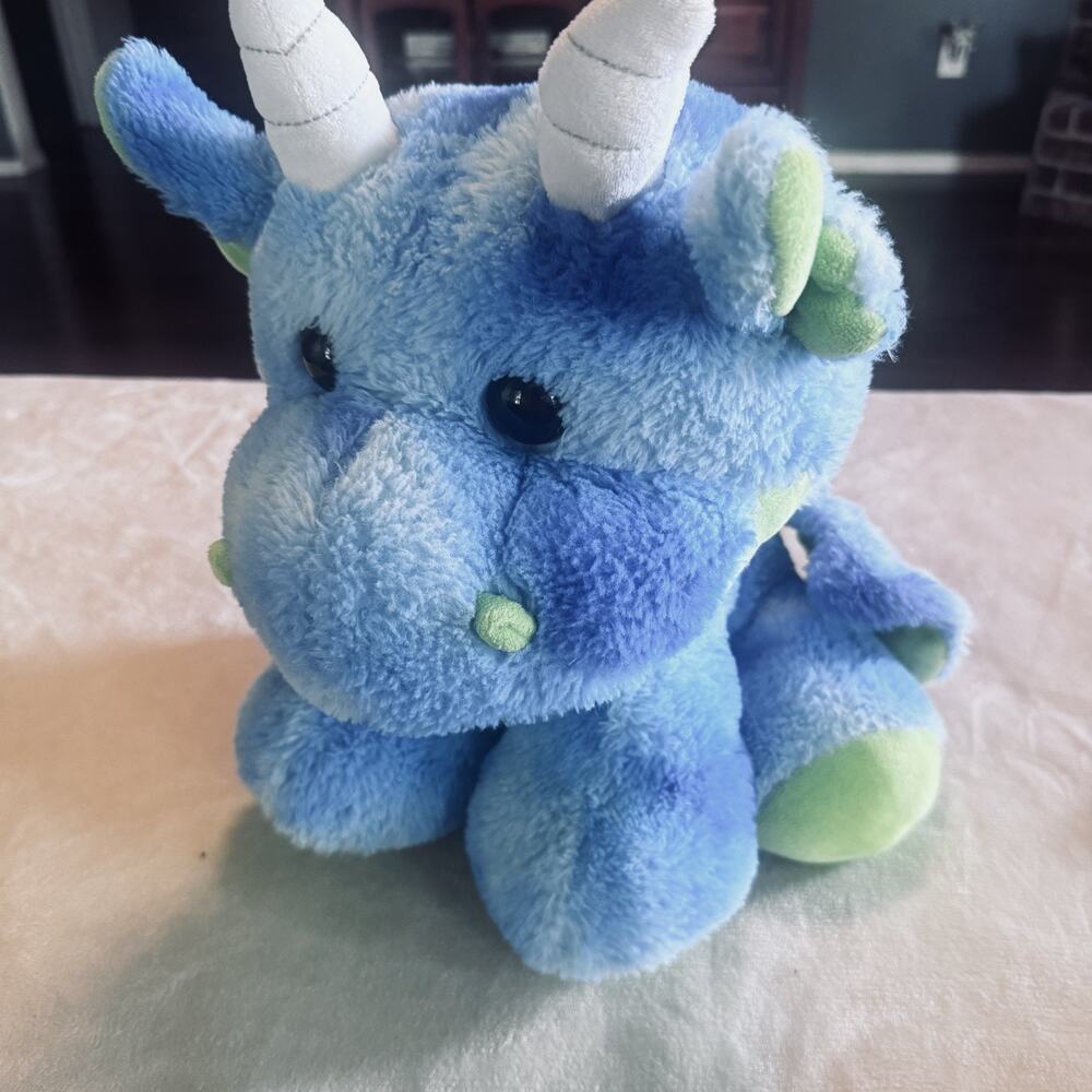 Plush Peek A Boo Toys Blue Dragon Wings 16" stuffed animal
